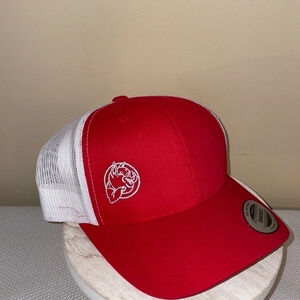 Men women hat cap SnapBack
Hometeam BBQ Charleston SC embroider pig red white